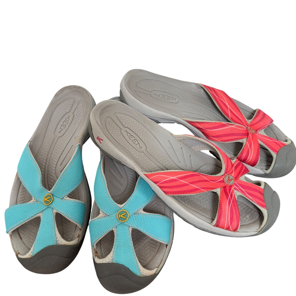 2 BALI Keen Sandals Womens 40.5 size 10 Flip Flop Sport Toe Bumper Water Shoes